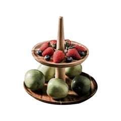 Kệ Khay Gỗ Để Bánh Trang Trí Bàn Tiệc Nhiều Tầng