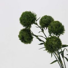 Hoa Giả Decor Cắm Bình Hoa Cẩm Chướng Xanh