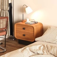 Tủ Đầu Giường Gỗ Phong Cách Mộc Nhật Bản