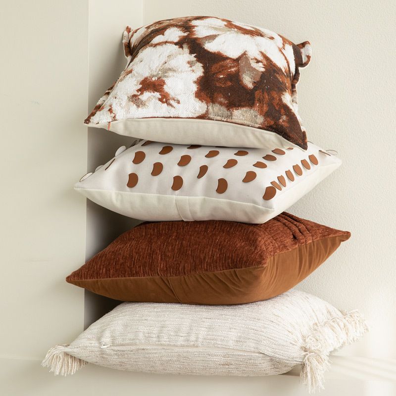 Vỏ Gối Tựa Lưng Phong Cách Caremel Sang Trọng