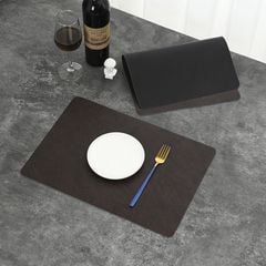 Tấm Lót Bàn Ăn Da Bò Sần Cách Nhiệt
