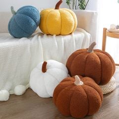 Gối Đệm Bí Ngô Tựa Lưng Trang Trí Phòng Ngủ Phòng Khách