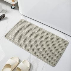 Thảm Nhựa Chống Trượt Nhà Tắm PVC Kết Cấu Đan Chéo Có Đế Hút Mềm Mại
