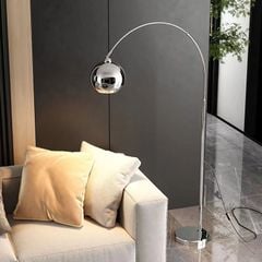 Đèn Sàn Cây Đứng Trang Trí Phòng Khách Hình Vòng Cung