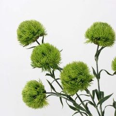 Hoa Giả Decor Cắm Bình Hoa Cẩm Chướng Xanh
