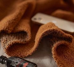 Chăn Len Dệt Kim Phủ Giường Decor Phong Cách Wabi Sabi Sang Trọng