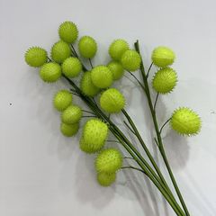 Cành Đơn Hình Quả Bóng Bông Tang Giả Cắm Bình Decor