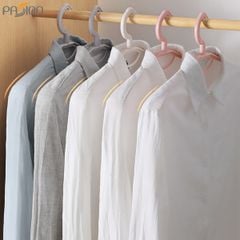 Móc Nhựa Treo Quần Áo Bán Nguyệt Bảo Vệ Quần Áo