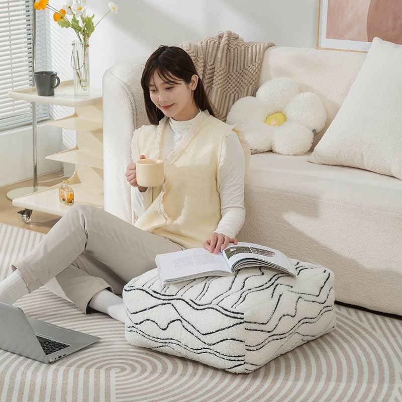 Vỏ Đệm Ngồi Futon Thư Giãn Phong Cách Tối Giản