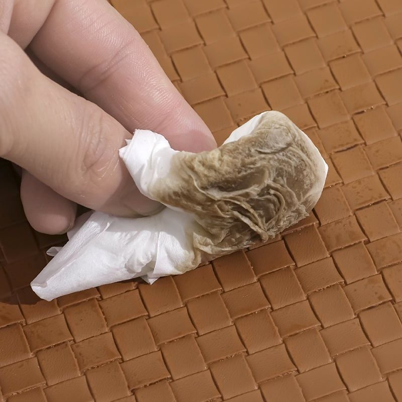 Tấm Lót Bàn Ăn Da PU Cách Nhiệt Đan Lưới