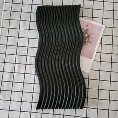 Thớt Gỗ Kẻ Sọc Gợn Sóng Đạo Cụ Chụp Ảnh Decor Bếp Sang Trọng