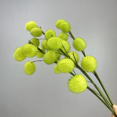 Cành Đơn Hình Quả Bóng Bông Tang Giả Cắm Bình Decor