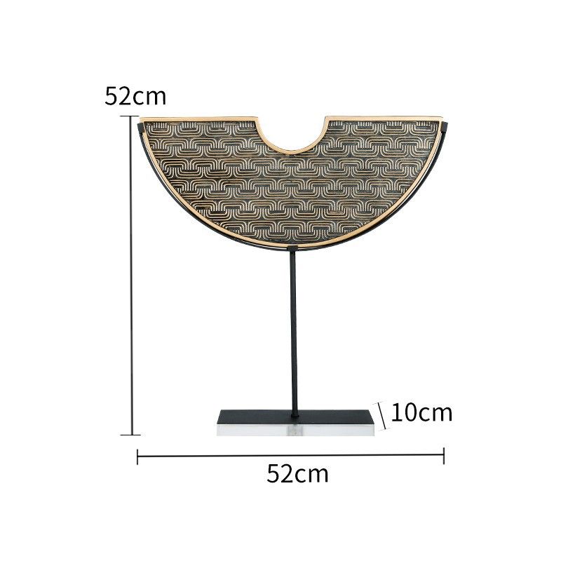 Đồ Trang Trí Để Bàn Tủ Console Hình Đồng Tiền Bán Nguyệt