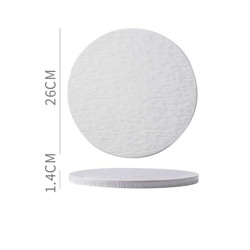 Dĩa Gốm Phẳng Trang Trí Bàn Ăn Tráng Miệng