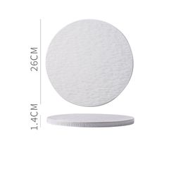 Dĩa Gốm Phẳng Trang Trí Bàn Ăn Tráng Miệng