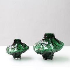 Bình Hoa Thủy Tinh Tạo Dáng Hiện Đại Hình Tổ Ong