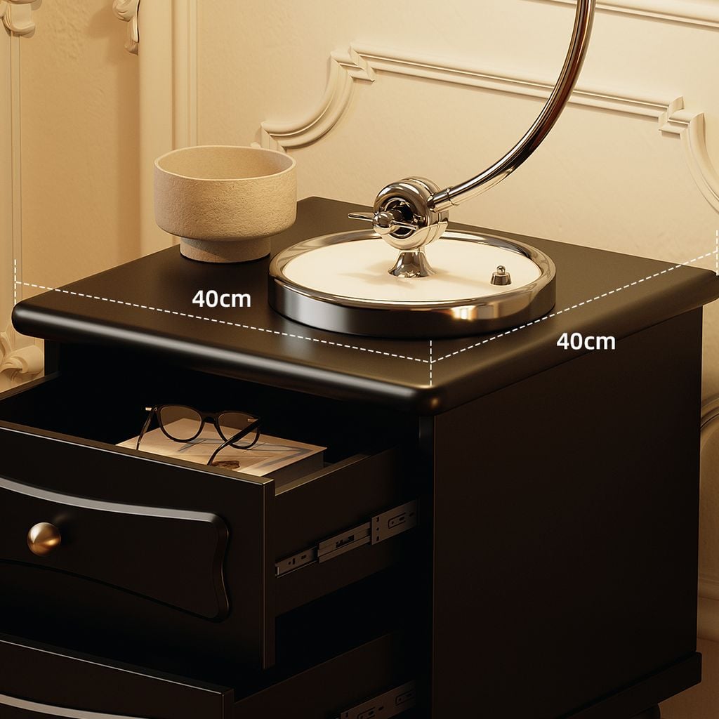 Tủ Đầu Giường Đơn Giản Phong Cách Vintage Mỹ Kiểu 2