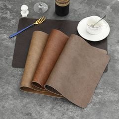 Tấm Lót Bàn Ăn Da Bò Sần Cách Nhiệt