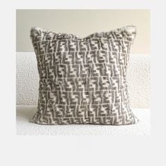 Vỏ Gối Tựa Lưng Sofa Cao Cấp Tông Nâu Tím Sang Trọng
