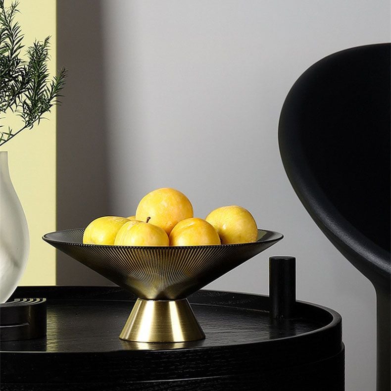 Khay Dĩa Thủy Tinh Tròn Trang Trí Bàn Tiệc