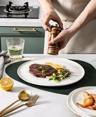 Dĩa Gốm Sọc Gân Trắng Châu Âu