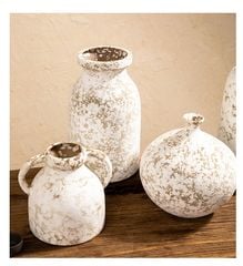 Bình Hoa Trang Trí Gốm Sứ Phong Cách Wabi Sabi