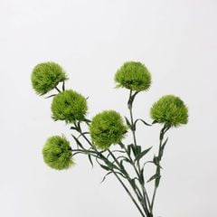 Hoa Giả Decor Cắm Bình Hoa Cẩm Chướng Xanh