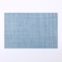 Tấm Trải Bàn Lót Bàn Ăn PVC Đan Sợi Gai Trơn Màu Chống Trượt Dành Cho Nhà Hàng
