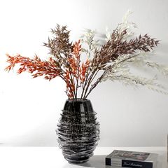 Bình Hoa Thủy Tinh Cao Cấp Hình Dãi Lụa Kiểu Ý