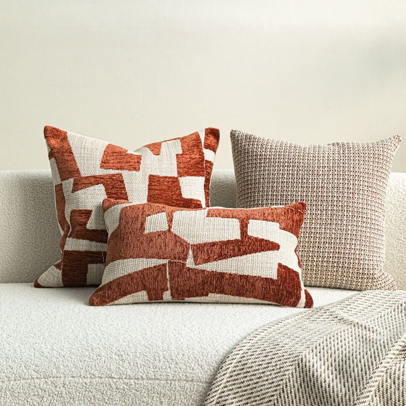 Vỏ Gối Tựa Lưng Sofa Cao Cấp Maillard Wabi Sabi