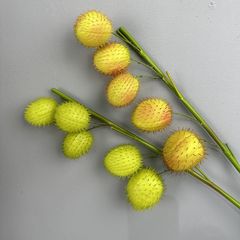 Cành Đơn Hình Quả Bóng Bông Tang Giả Cắm Bình Decor