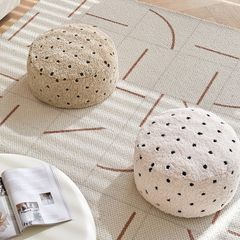 Gối Đệm Tatami Hạt Xốp Futon Nhung Sợi Phong Cách Nhật Bản