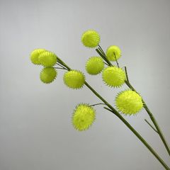 Cành Đơn Hình Quả Bóng Bông Tang Giả Cắm Bình Decor