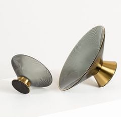 Khay Dĩa Thủy Tinh Tròn Trang Trí Bàn Tiệc