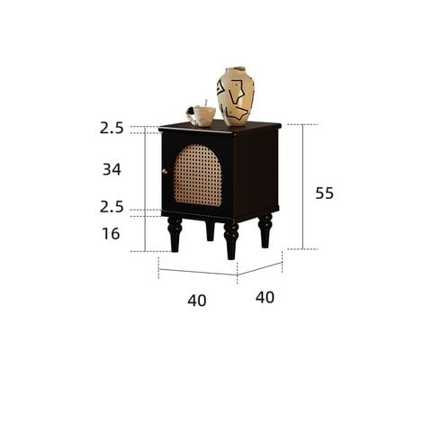 Tủ Đầu Giường Đơn Giản Phong Cách Vintage Mỹ Kiểu 1