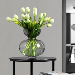 Bình Hoa Thủy Tinh Gợn Sóng Đèn Lồng Đan Mạch