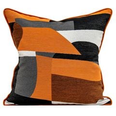 Vỏ Gối Tựa Lưng Sofa Âu Mỹ Dệt Sợi Colorful