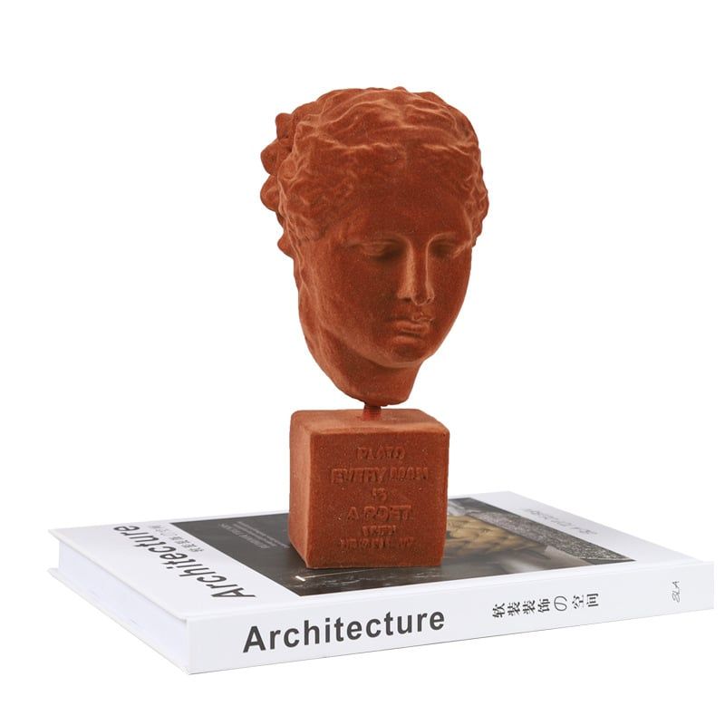 Tượng Trang Trí Nhựa Phủ Nhung Nữ Thần Venus