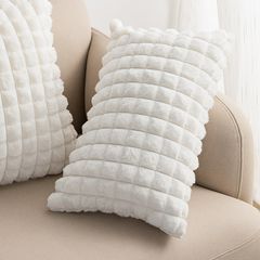 Set Vỏ Gối Tựa Lưng Phong Cách Nâu Be Tối Giản - Set 12
