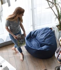 Ghế Lười Túi Đậu Da PU Chống Thấm Chống Bẩn 100x120cm