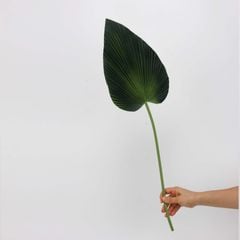 Cành Lá Chuối PU Quạt Nhọn Decor Bình Hoa