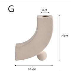 Bình Hoa Gốm Sứ Cắm Hoa Khô Cành Nhỏ Trang Trí Nghệ Thuật