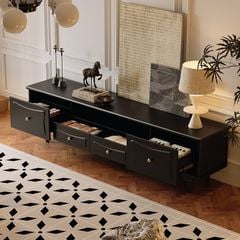 Tủ Tivi Trang Trí Phong Cách Retro Kiểu Pháp