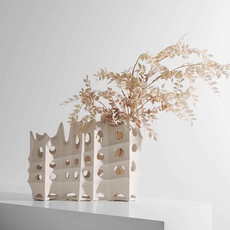 Bình Hoa Nghệ Thuật Mô Hình Rỗng Decor Sáng Tạo