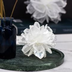 Tượng Quả Cầu Hoa Pha Lê