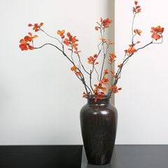 Cành Lá Phong Đỏ Trang Trí Phong Cách Bắc Âu