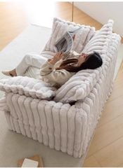 Ghế Thư Giãn Sofa Đơn Có Lót Gối Đệm Lông