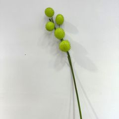 Cành Đơn Hình Quả Bóng Bông Tang Giả Cắm Bình Decor