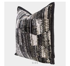 Vỏ Gối Tựa Lưng Sofa Cao Cấp Họa Tiết Nhung Xám Cafe