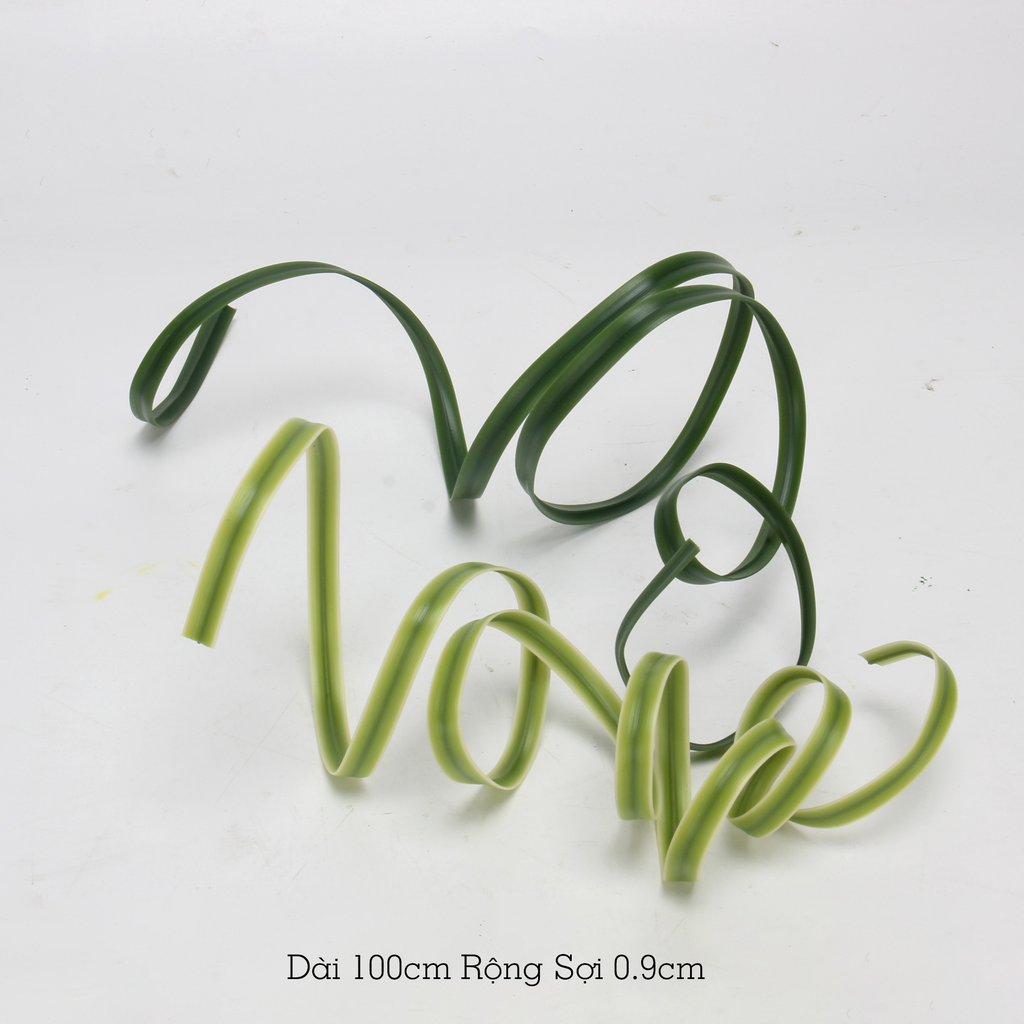 Cành Lá Giả Trang Trí Kiểu Dây Cỏ Cao Su Mềm Mại